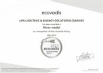 ecovadis silver certification